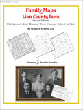 Family Maps of Linn County, Iowa (Paperback book cover)