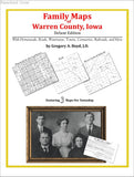 Family Maps of Warren County, Iowa (Paperback book cover)