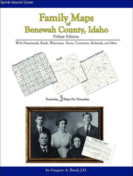 Family Maps of Benewah County, Idaho (Spiral book cover)