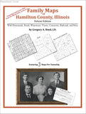 Family Maps of Hamilton County, Illinois (Paperback book cover)
