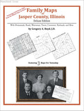 Family Maps of Jasper County, Illinois (Paperback book cover)