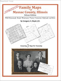 Family Maps of Massac County, Illinois (Paperback book cover)