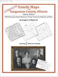 Family Maps of Sangamon County, Illinois (Paperback book cover)