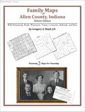 Family Maps of Allen County, Indiana (Paperback book cover)
