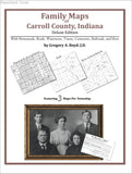 Family Maps of Carroll County, Indiana (Paperback book cover)