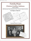 Family Maps of Clinton County, Indiana (Paperback book cover)
