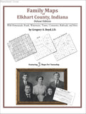 Family Maps of Elkhart County, Indiana (Paperback book cover)