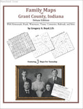 Family Maps of Grant County, Indiana (Paperback book cover)