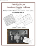 Family Maps of Harrison County, Indiana (Paperback book cover)