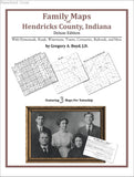 Family Maps of Hendricks County, Indiana (Paperback book cover)