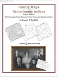 Family Maps of Henry County, Indiana (Paperback book cover)