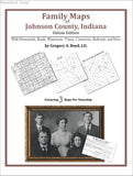 Family Maps of Johnson County, Indiana (Paperback book cover)