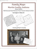 Family Maps of Martin County, Indiana (Paperback book cover)