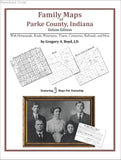 Family Maps of Parke County, Indiana (Paperback book cover)