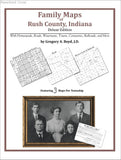 Family Maps of Rush County, Indiana (Paperback book cover)