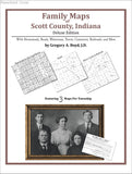 Family Maps of Scott County, Indiana (Paperback book cover)