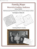 Family Maps of Warrick County, Indiana (Paperback book cover)