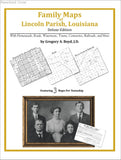 Family Maps of Lincoln Parish, Louisiana (Paperback book cover)