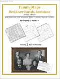 Family Maps of Red River Parish, Louisiana (Paperback book cover)