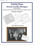 Family Maps of Branch County, Michigan (Paperback book cover)