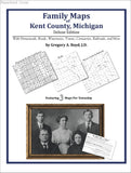 Family Maps of Kent County, Michigan (Paperback book cover)