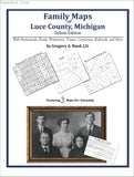 Family Maps of Luce County, Michigan (Paperback book cover)