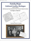 Family Maps of Oakland County, Michigan (Paperback book cover)