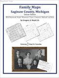 Family Maps of Saginaw County, Michigan (Paperback book cover)
