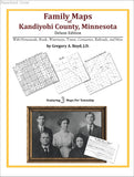 Family Maps of Kandiyohi County, Minnesota (Paperback book cover)