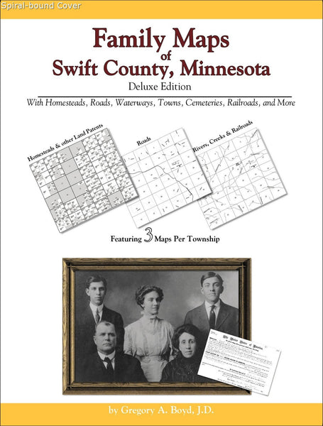 Family Maps of Swift County, Minnesota (Spiral book cover)