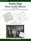 Family Maps of Boone County, Missouri (Spiral book cover)