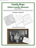 Family Maps of Dallas County, Missouri (Paperback book cover)