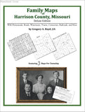 Family Maps of Harrison County, Missouri (Paperback book cover)