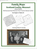 Family Maps of Scotland County, Missouri (Paperback book cover)