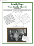 Family Maps of Texas County, Missouri (Paperback book cover)