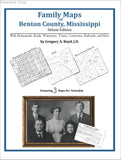 Family Maps of Benton County, Mississippi (Paperback book cover)