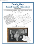 Family Maps of Carroll County, Mississippi (Paperback book cover)