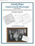 Family Maps of Copiah County, Mississippi (Paperback book cover)