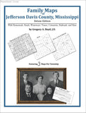 Family Maps of Jefferson Davis County, Mississippi (Paperback book cover)