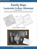 Family Maps of Lauderdale County, Mississippi (Spiral book cover)