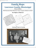 Family Maps of Lawrence County, Mississippi (Paperback book cover)