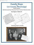 Family Maps of Lee County, Mississippi (Paperback book cover)
