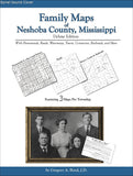 Family Maps of Neshoba County, Mississippi (Spiral book cover)