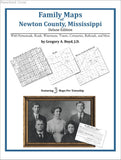 Family Maps of Newton County, Mississippi (Paperback book cover)