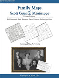 Family Maps of Scott County, Mississippi (Spiral book cover)