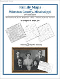 Family Maps of Winston County, Mississippi (Paperback book cover)