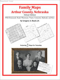 Family Maps of Arthur County, Nebraska (Paperback book cover)