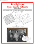 Family Maps of Blaine County, Nebraska (Paperback book cover)