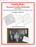 Family Maps of Thomas County, Nebraska (Paperback book cover)