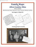 Family Maps of Allen County, Ohio (Paperback book cover)